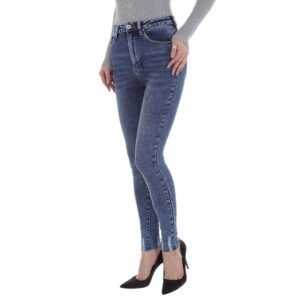 Skinny jeans blauw stretch