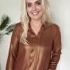 Blouse Shiny Roest