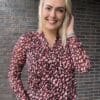 Blouse Luipaard Roze/Rood