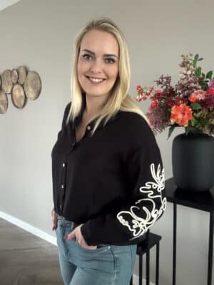 Blouse dames zwart