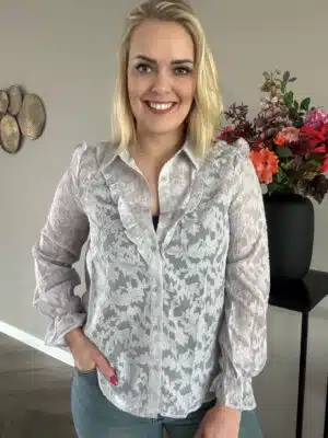 Alternative view of Blouse Kant Grijs